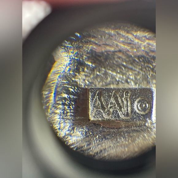 Vintage Dalmatian Dog Enamel Black and White AAi signed Brooch - Picture 9 of 9